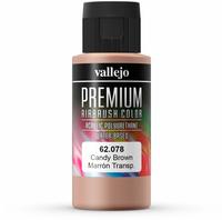 Vallejo 62078, Vallejo Premium RC Colors Candy (60 ml) (62078) Braun, Grundpreis: