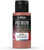 Vallejo 62043, Vallejo Premium Airbrush Colors (60 ml) (62043) Orange, Grundpreis: