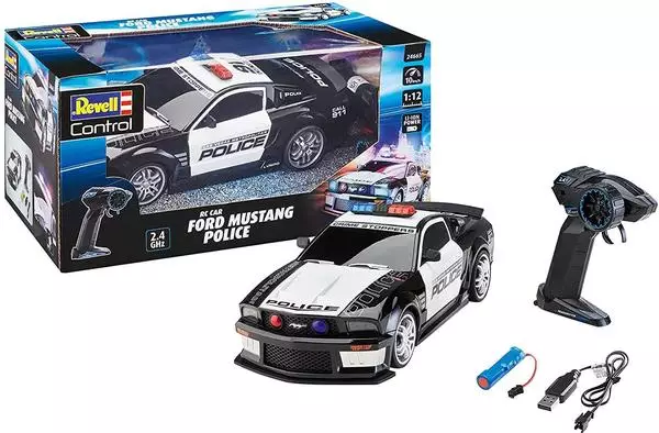 Revell RV RC Car Ford Mustang Police 1:12 RC Einsteiger