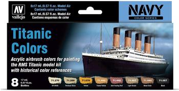 Vallejo 771646 - Titanic, Farb-Set