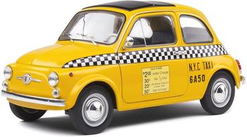 Solido FIAT 500 Taxi NYC, Baujahr 1965, Modellauto, Maßstab 1:18, gelb