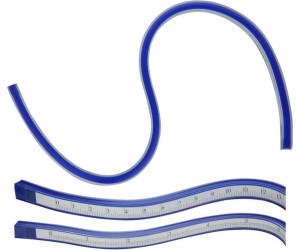 Donau Kurvenlineal flexibel 30cm blau (MLK30)