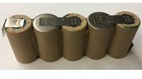 Weitere Hersteller 5er Reihe Akku Sub-C 3000mAh 6V NiMH mit Lötfahne im Pappmantel