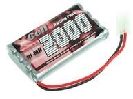 XCell 2x Akku RC-Pack 9,6V 2000mAh AA Mignon L4x2 XCell Ni-MH Racing Pack...