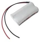 Akkuman Akkupack 4,8V 5000mAh NiMH4850 F2x2 Doppelstange Notleuchten 20cm...