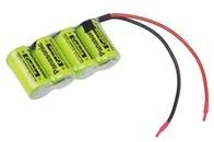 Akkuman Panasonic E-Pack 4,8V 1800mAh - F1x4 + Kabel Zelle Sub-C, KR-1800SCE
