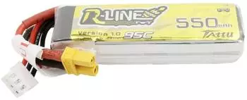 TATTU Modellbau-Akkupack (LiPo) 7.4V 550 mAh Zellen-Zahl: 2 95 C Softcase
