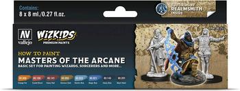 Vallejo 080257 Farb-Set, WizKids Master of The Arcane, 8 x 8 ml