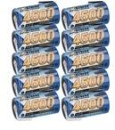 XCell 10x XCell Racing Einzelzelle Ni-MH 4500mAh 1,2V Sub C X4500SCR mit...
