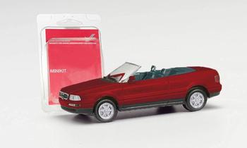 Herpa Minikit Audi Cabrio, weinrot (012287-006)