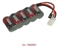 Robitronic NiMH Akku 3600mAh 5 Zellen Sub-C Empfängerpack 1:5
