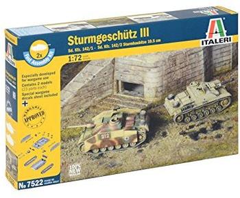 Italeri STURMGESCHUTZ III 1:72 Montagesatz Tank