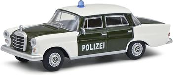 Schuco 452027800 Mercedes 200 Polizei, 1:64