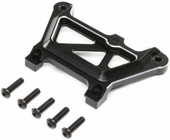LOSI LOS351018 Vordere Deckplatte, Aluminium, Schwarz: DBXL-E 2.0