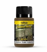 Acrylicos Vallejo 73.801, Acrylicos Vallejo 73.801 Splash Mud European (40ml),