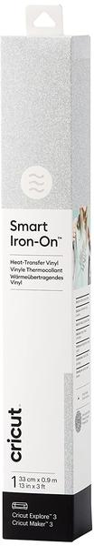 Cricut Smart Iron On Glitter Bügelfolie 33x91cm silber