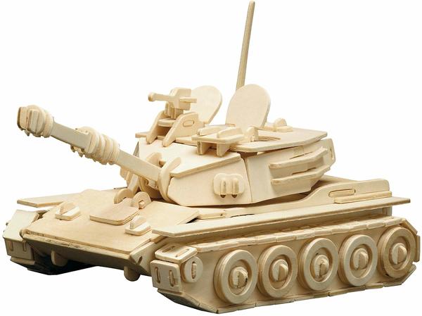 Pebaro 3D-Puzzle Holzbausatz Panzer,