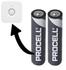 Duracell Batterie passend für Philips HUE Motion Indoor Sensor 2x Duracell Procell Alkaline LR03 Micro AAA