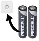 Duracell Batterie passend für Philips HUE Motion Indoor Sensor 2x Duracell Procell Alkaline LR03 Micro AAA