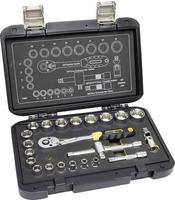 C.K Tools Ratchet Metric Socket Set, 23 Pieces, 3/8 (T4661)