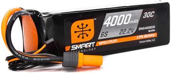 Spektrum SPMX40006S30 4000mAh 6S 22.2V Smart LiPo 30C IC5