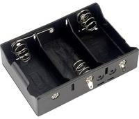 TRU Components BH-131D Batteriehalter 3x Mono (D) Lötanschluss