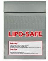 AccuCell LIPO-SAFE Lipo Schutzbeutel klein, Lipos sicher aufbewahren! 23x18cm Silber 120gramm, Lipo Guard