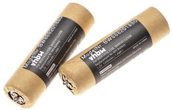 vhbw 2x Akku kompatibel mit Panasonic ER1420, ER1411, ER1424, ER1421, ER1410, ER1511, ER1510, ER1512 Rasierer, Haarschneider (1200 mAh, 1,2 V, NiMH)