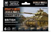 Acrylicos Vallejo VA70204, Acrylicos Vallejo 70.204 Model Color: WWII British Armour