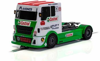 Scalextric Truck - Red & Green & White,