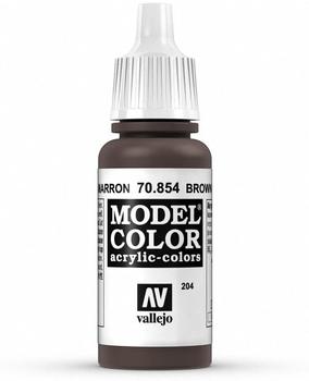 Vallejo Model Color Acrylfarbe, 17 ml Braun glasiert