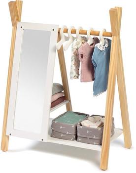 Musterkind Puppen-Garderobe Viola natur/wei&szlig;