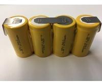 Weitere Hersteller 4er Reihe Akku Sub-C 2000mAh 4,8V NiMH mit Lötfahne