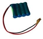 Akkuman Akkupack NiMH 4,8V 1,8Ah AA Hochtemperatur Notlicht Reihe Kabel 20cm Notbeleuchtung F41NIMH1800