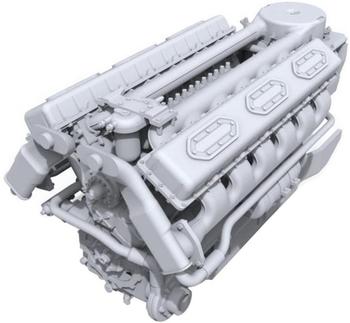 Miniart V-54 Engine,