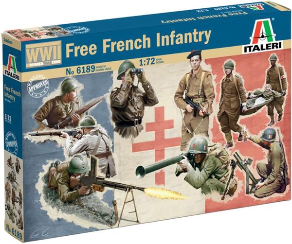 Italeri Freie französische Infanterie 6189