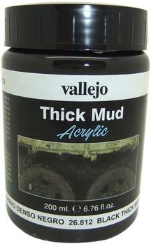 Vallejo Verwitterungseffekte-Farbe, 200 ml Black Thick Mud