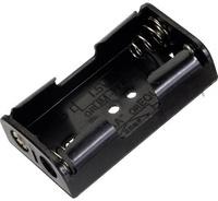 TRU Components BH-321-1P Batteriehalter 2x Mignon (AA) Kontaktpole