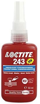Loctite 243 - Schraubensicherung mittelfest, 50-ml.-Flasche
