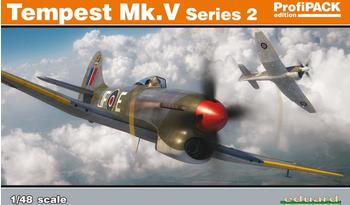Eduard EDK82122 Kits 1:48 Profipack-Tempest Mk.V series 2 WWII Modell, div.