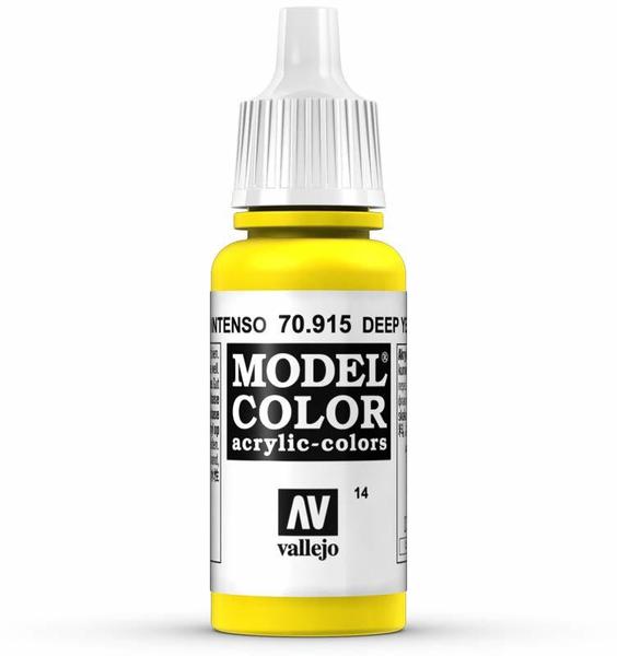 Vallejo Model Color | Einzelfarben, Farbton: 915 Deep Yellow
