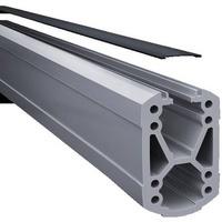 Rittal CP 6212.210 Tragprofil offen Aluminium Hellgrau (L x B x H) 2000 x 75 x 120mm 1St.
