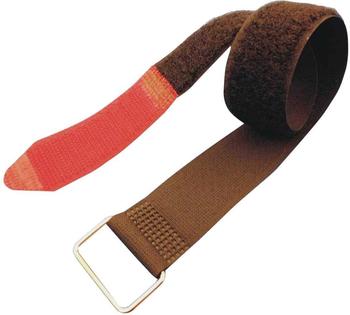 FASTECH FASTECH® F101-16-350M Klettband mit Gurt Haft- und Flauschteil (L x B) 350mm x 16mm Schwarz, Rot