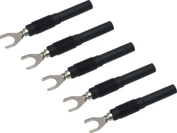 VOLTCRAFT Messklemmschuh Lamellenstecker 4mm - Schwarz VOLTCRAFT Messklemmschuh Lamellenstecker 4mm - Schwarz