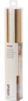 Cricut Premium Vinyl Permanent 30,5x122 cm gold, silber, Platin