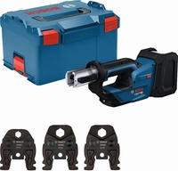 Bosch Professional Akku-Presswerkzeug GPT 18V-19 Ohne Akku mit Pressbacken-Kit SV -