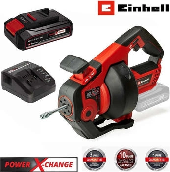 Einhell TE-DA 18/760 Li 18V 7,6 m Spirale Akku 2,5 Ah und Ladegerät