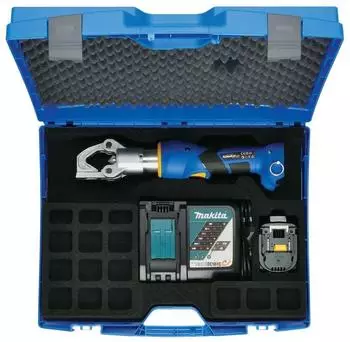 Klauke Mini+ Identcrimp Presswerkzeug mit Klapp-Kopf 10-240qmm Akkuhydraulisch 1,5Ah (EKM60IDCFM)