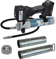 Akku-Fettpresse 18V Li-Ion f. 500g u. 400g sowie Lube - Shuttle&reg; Kartuschen