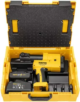 Rems Akku-Pressmaschine 22V Connected Basic-Pack mit L-Boxx und WiFi 576015